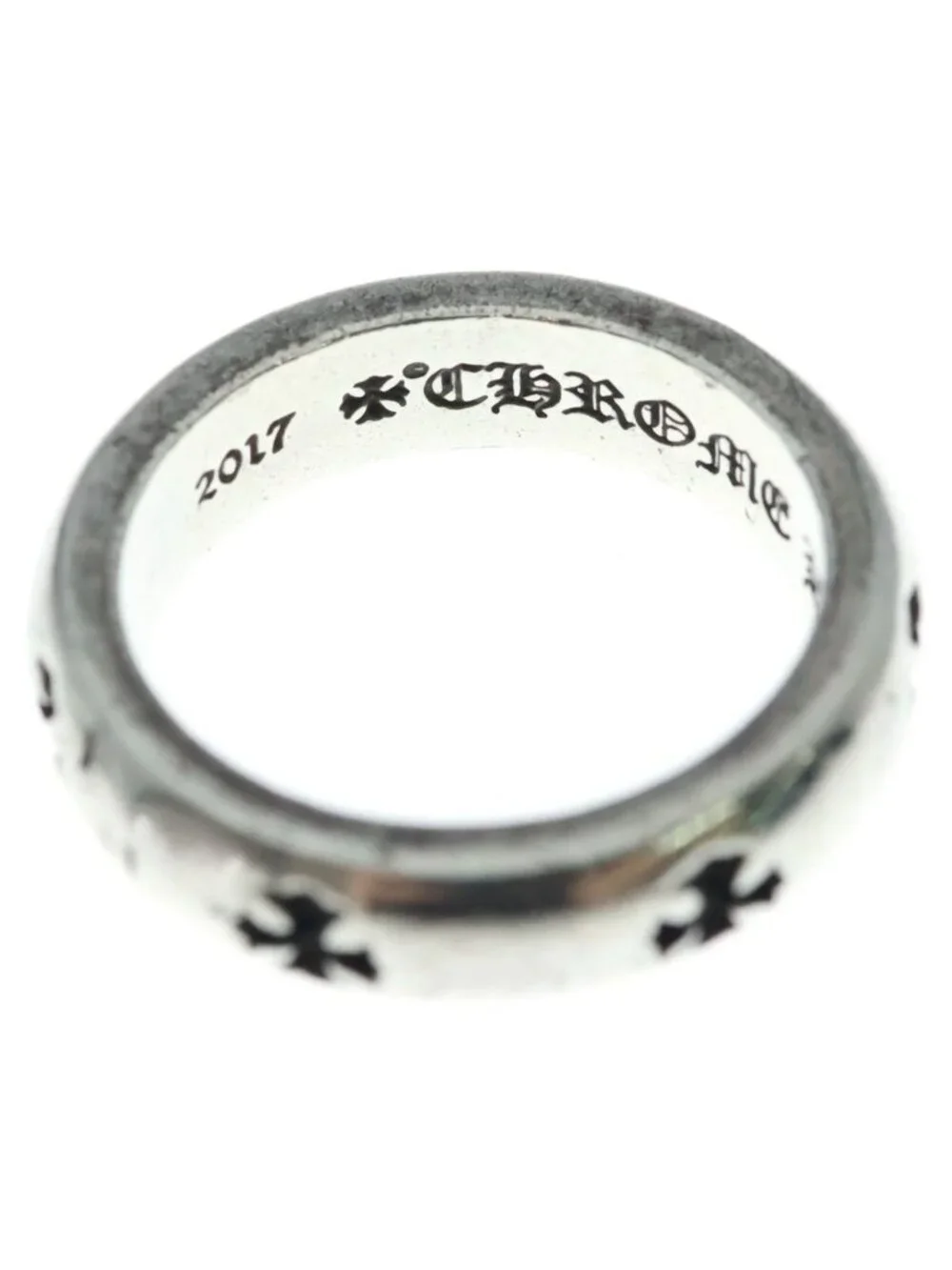Chrome Hearts Negative CH Plus Ring Silver